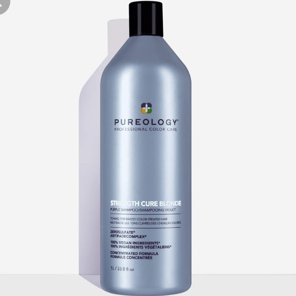🌸 PUREOLOGY Strength Cure Blonde Shampoo